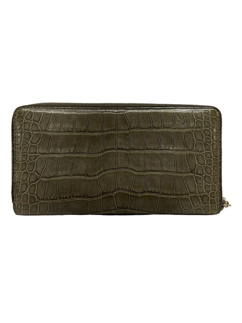 Gucci Wallet Bamboo Beige Zip Around Leather - Picture 2 of 7